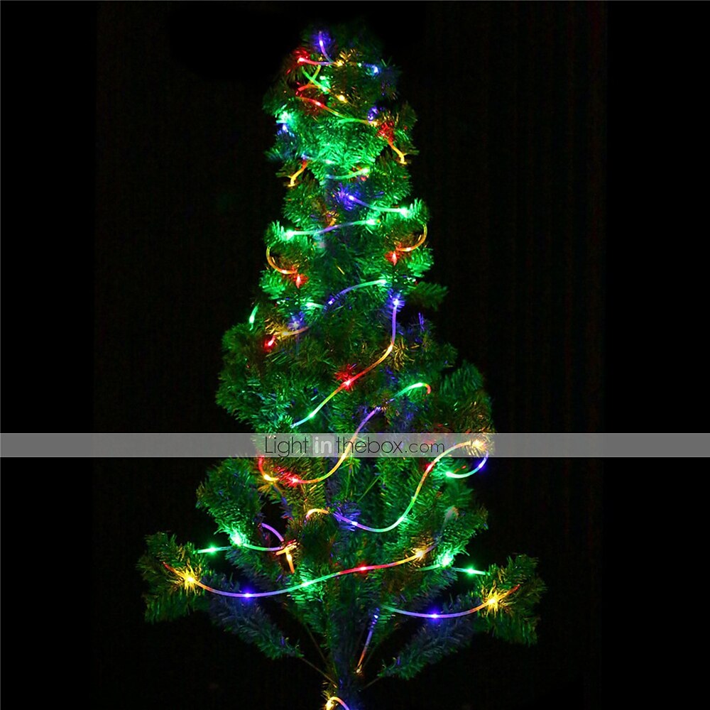 10m IP68 Waterproof Casing String Lights - 100 LEDs with Remote Control, Dimming, Timing & 8 Modes for Outdoor Christmas Garden Lighting 2025 - $22.99 –P16