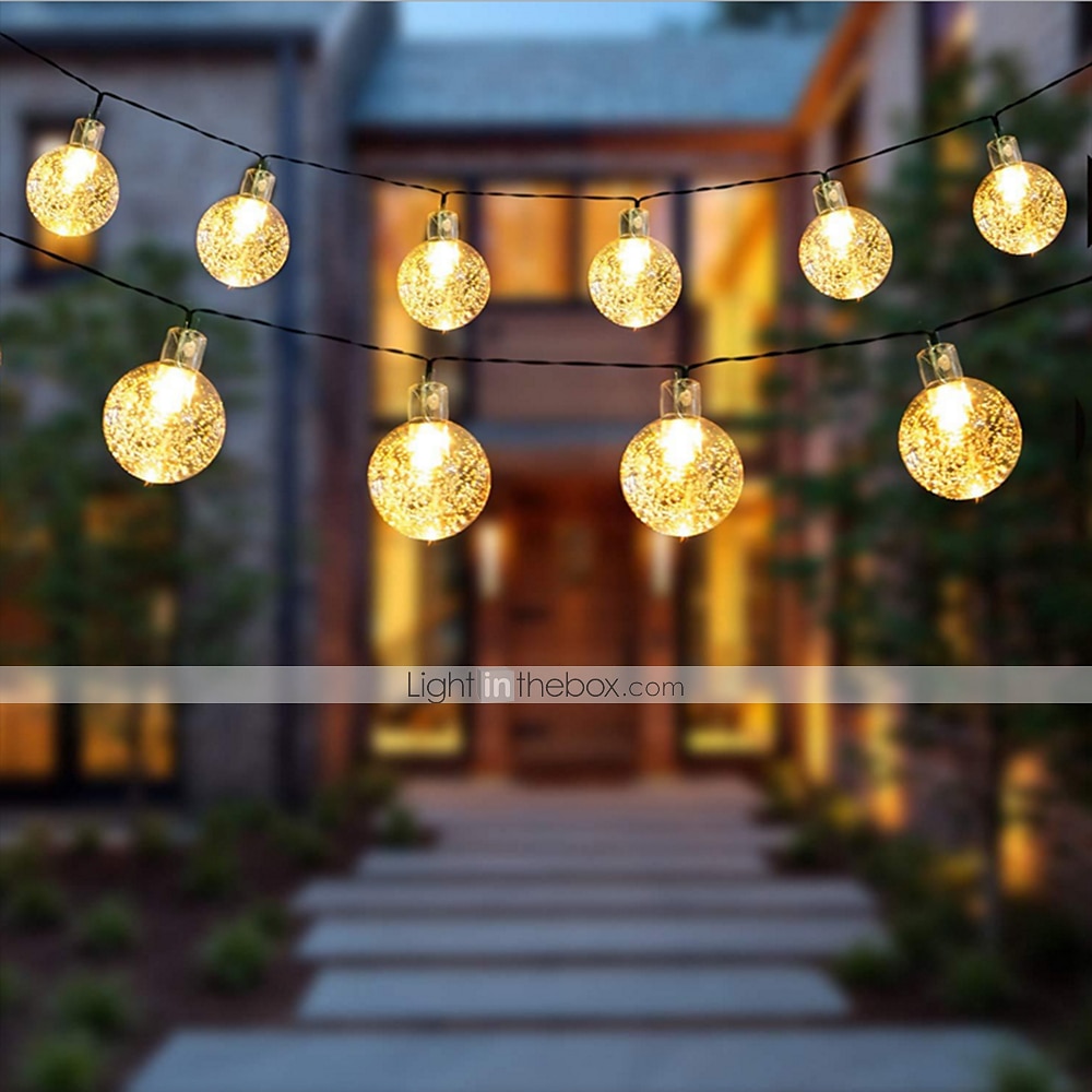 1.5m 2m 3m 4m 5m 10m 20m String Lights  High Power LED  Warm White White Blue Christmas New Year's Creative Party Decorative Garden Yard Decoration Lamp  AA Batteries Powered 1 set 2025 - $9.99 –P10