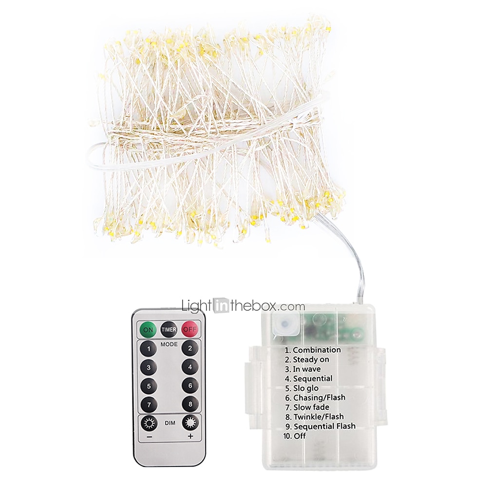 2m 200 LEDs Firecracker String Lights, Outdoor Waterproof Christmas Decorative Lights with Remote Control, 8 Modes, Dimming, and Timer for Holiday Parties 2025 - $30.99 –P19