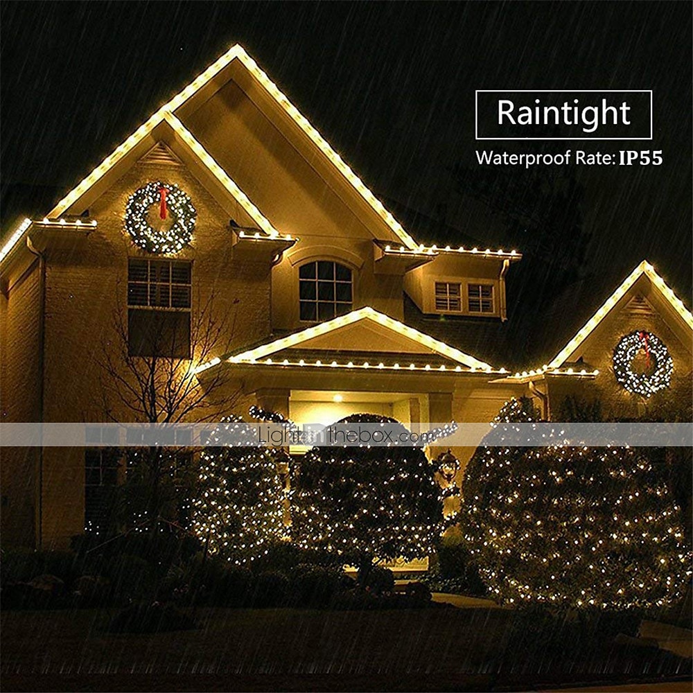 10m  100 LEDs 12V Low Voltage String Lights  High Power LED 1 x 12V 2A Adapter  Warm White White Blue Waterproof  Decorative Outdoor Waterproof Garden Lights  Garden Decoration Lamp 1 set 2025 - $20.99 –P14