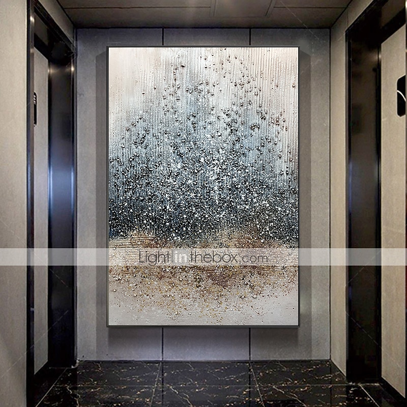 Large Oil Painting 100% Handmade Hand Painted Wall Art On Canvas Grey Modern Abstract Classic Home Decoration Decor Rolled Canvas No Frame Unstretched 2025 - $65.99 –P9