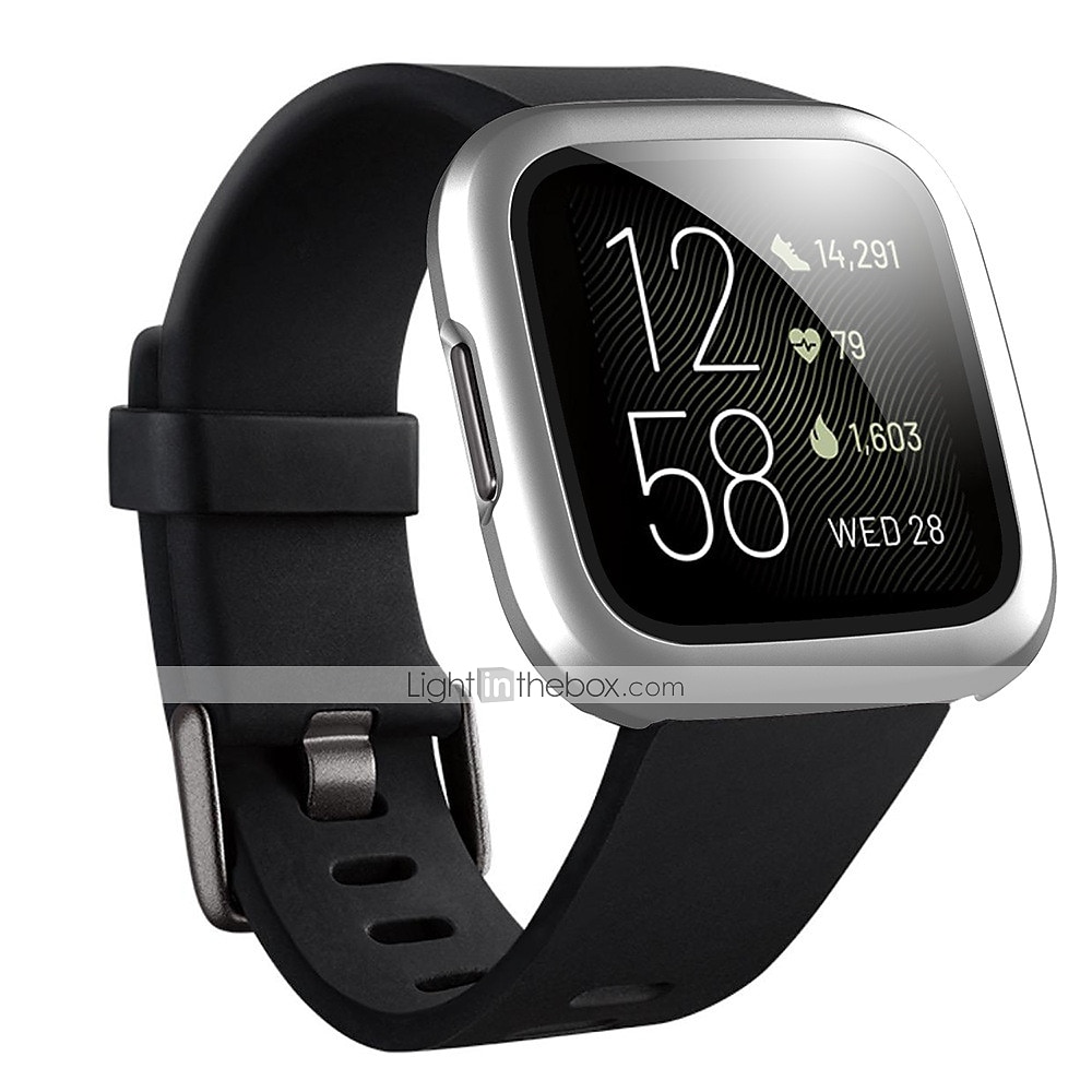 Screen Protector Compatible Fitbit Versa 2 Case Frosted PC Ultra-Thin Slim Tempered Glass Protective Case All-Around Full Cover Bumper Shell for Fitbit Versa 2 Smart Watch 2025 - $11.99 –P4
