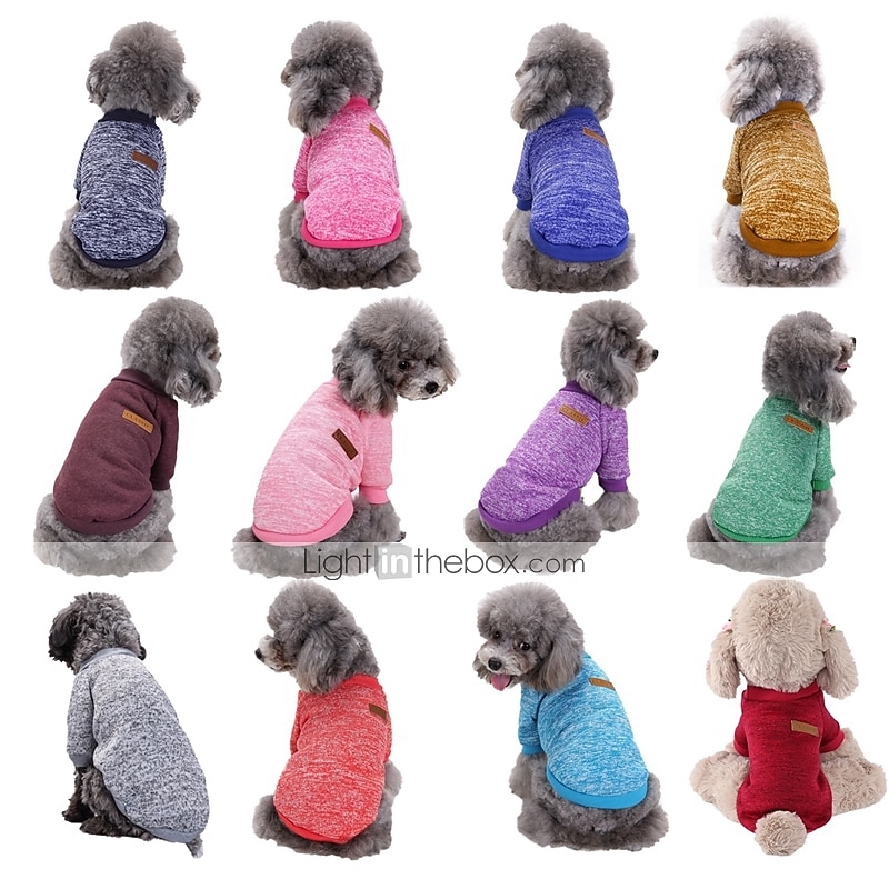Câini Hanorca Γιλέκο Haine pentru catelus Casul Zilnic stil minimalist Vară Primăvară Îmbrăcăminte pentru câini for Corgi Beagle Buldog Shiba Inu Cocker Spaniol 2026 - $16.99 –P1