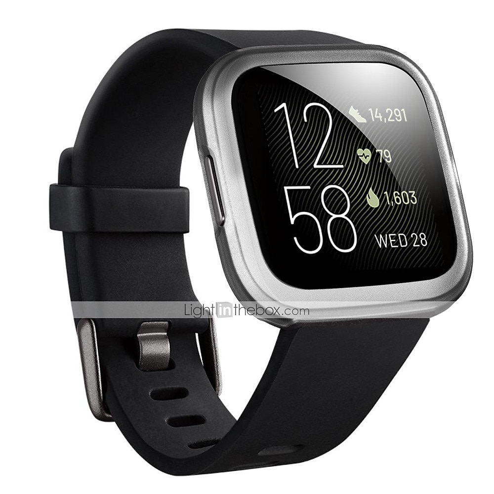 Screen Protector Compatible Fitbit Versa 2 Case Frosted PC Ultra-Thin Slim Tempered Glass Protective Case All-Around Full Cover Bumper Shell for Fitbit Versa 2 Smart Watch 2025 - $11.99 –P6