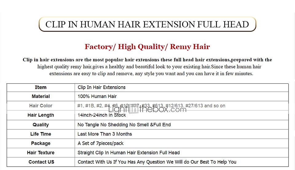 Clip-in Haarextensions Echt haar 7-delig pak Body Golf 14-22 inch(es) Haarextensions 2025 - $74.99 –P7