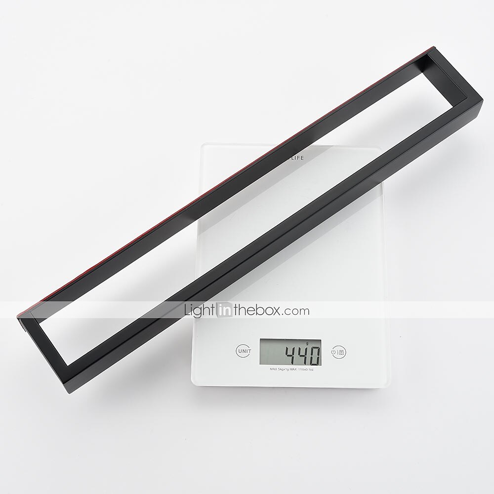 Towel Rail, Strong Self Adhesive Black Towel Holder Stainless Steel Wall Mounted 2025 - $44.99 –P5