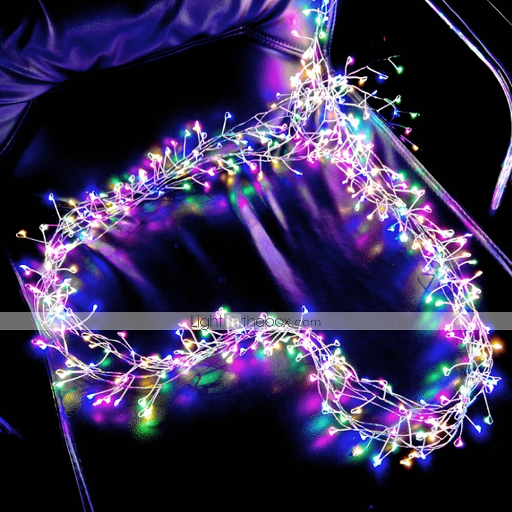 2m 200 LEDs Firecracker Lamp String Lights - Warm White & White Waterproof Outdoor Christmas Garden Lights with 6V 1A Power Adapter for Christmas Holiday Parties 2025 - $29.99 –P3