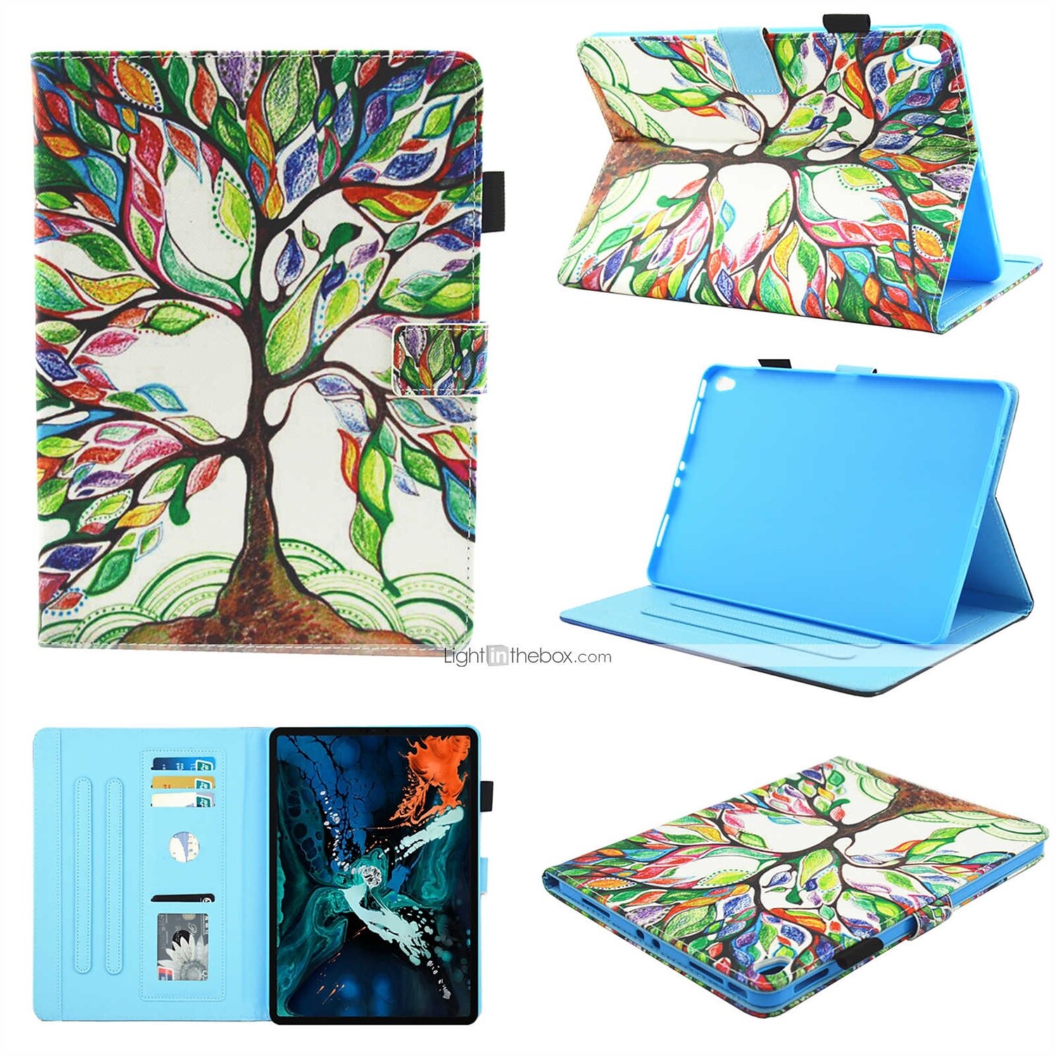 Tablette Etuis coque Pour Samsung Galaxy Tab Un 8.4" 2022 2021 2020 2019 Avec Support Porte Carte Magnétique Papillon Panda Mot / Phrase TPU faux cuir de 2025 ? $27.99 –P1