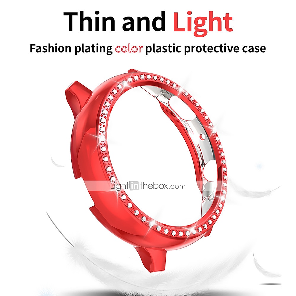 Diamond Case Watch Case Compatible with Samsung Galaxy Watch Active 2 40mm / Watch Active 2 44mm Shockproof Plastic / Hard PC Watch Cover 2025 - $9.99 –P10