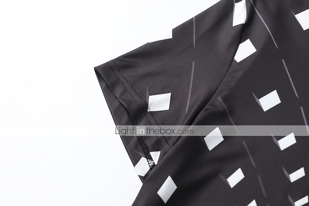 2025年 男の子 3D 幾何学模様 カラーブロック 3D印刷 Tシャツ Tシャツ 半袖 3Dプリント 夏 活発的 スポーツ ストリートファッション 子供 幼児 コレクション – $11.99 –P5