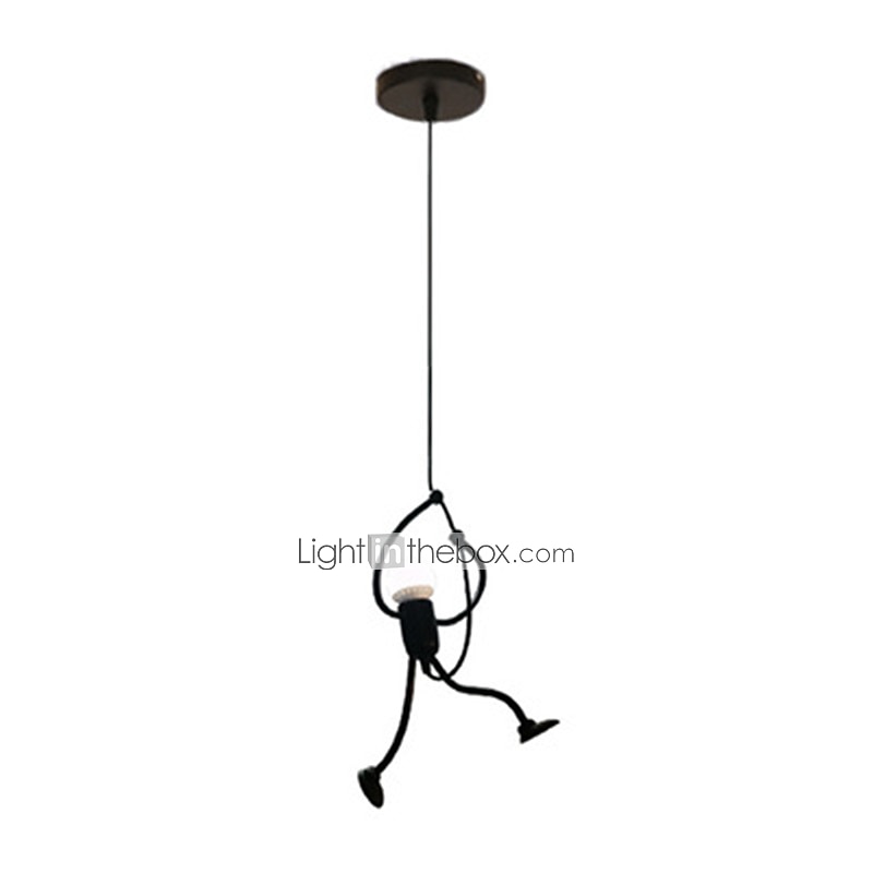1-light 40cm retro blichtr wisiorek światła pojedynczy projekt amerykańska mała ironman lampa wisząca w stylu vintage dla restauracji kawiarnia biuro 40 w 2026 - $28.99 –P7