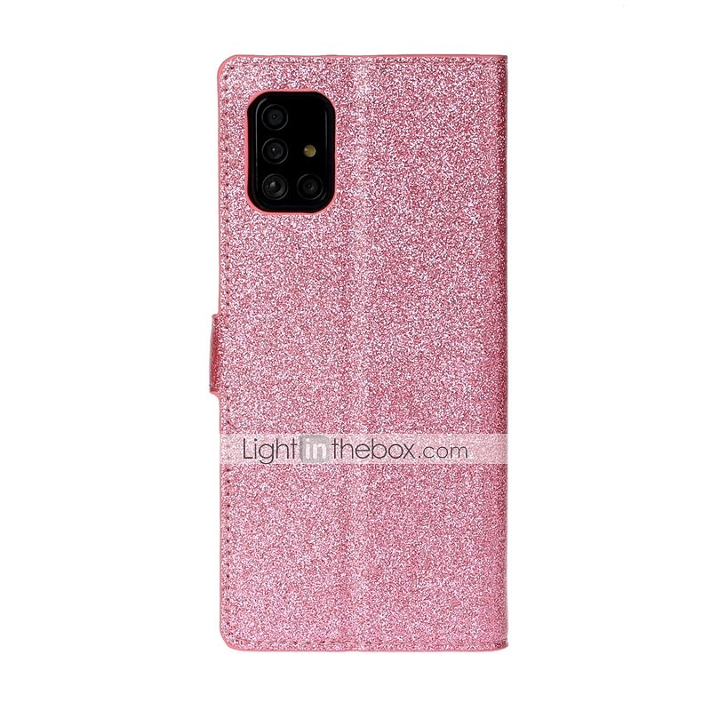 טלפון מגן עבור Huawei מארז כרטיס ארנק P40 P40 Pro P20 P20 Pro P20 lite P30 P30 Pro P30 Lite P10 Lite P10 מחזיק כרטיסים עם מעמד מגנטי פרפר זוהר ונוצץ עור PU 2025 - $20.99 –P7