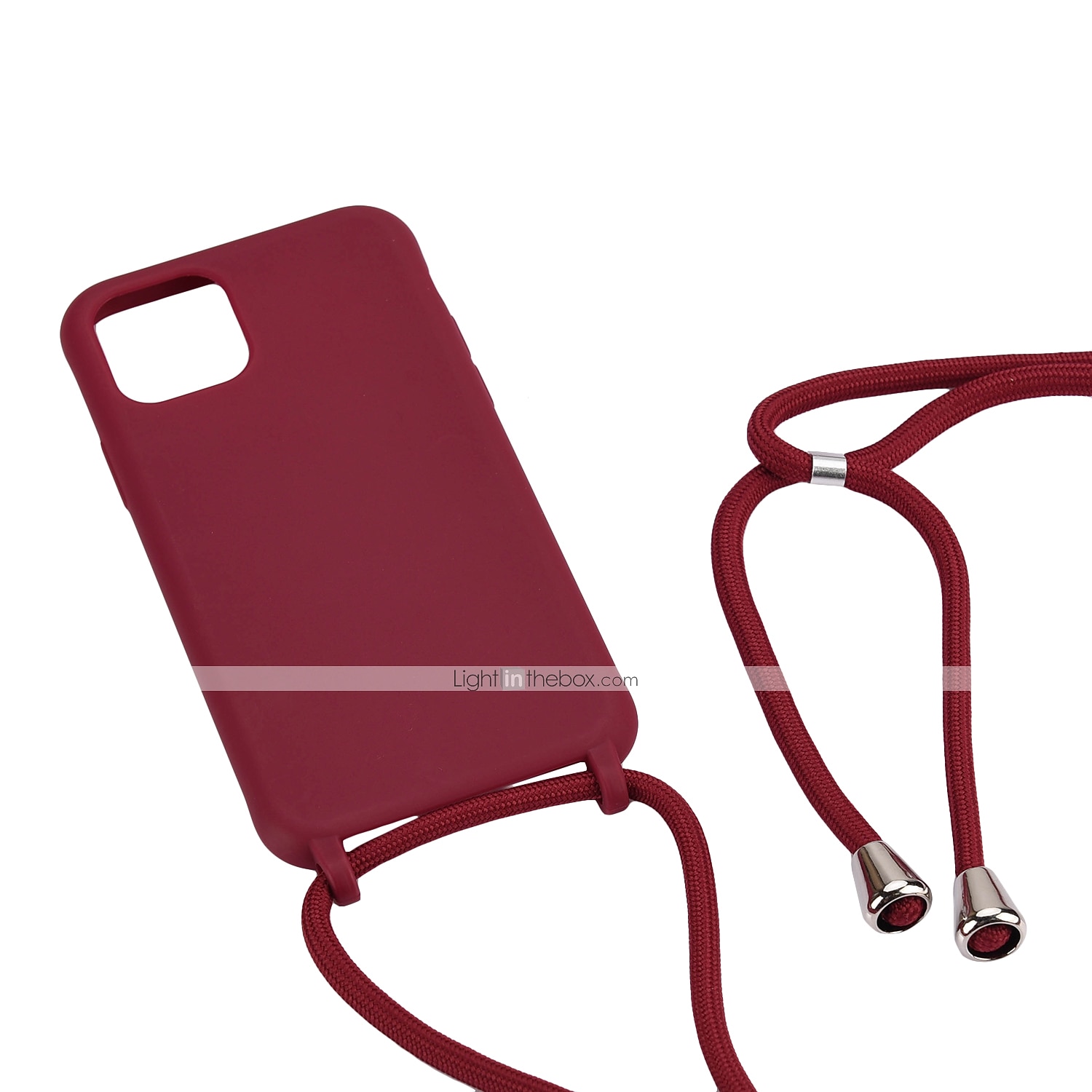 Custodia per telefono per Samsung Galaxy S24 S23 S22 S21 S20 Plus Ultra S25 Ultra custodia in silicone con tracolla regolabile supporto antiurto colore solido TPU colorato solido del 2025 a $13.99 –P1