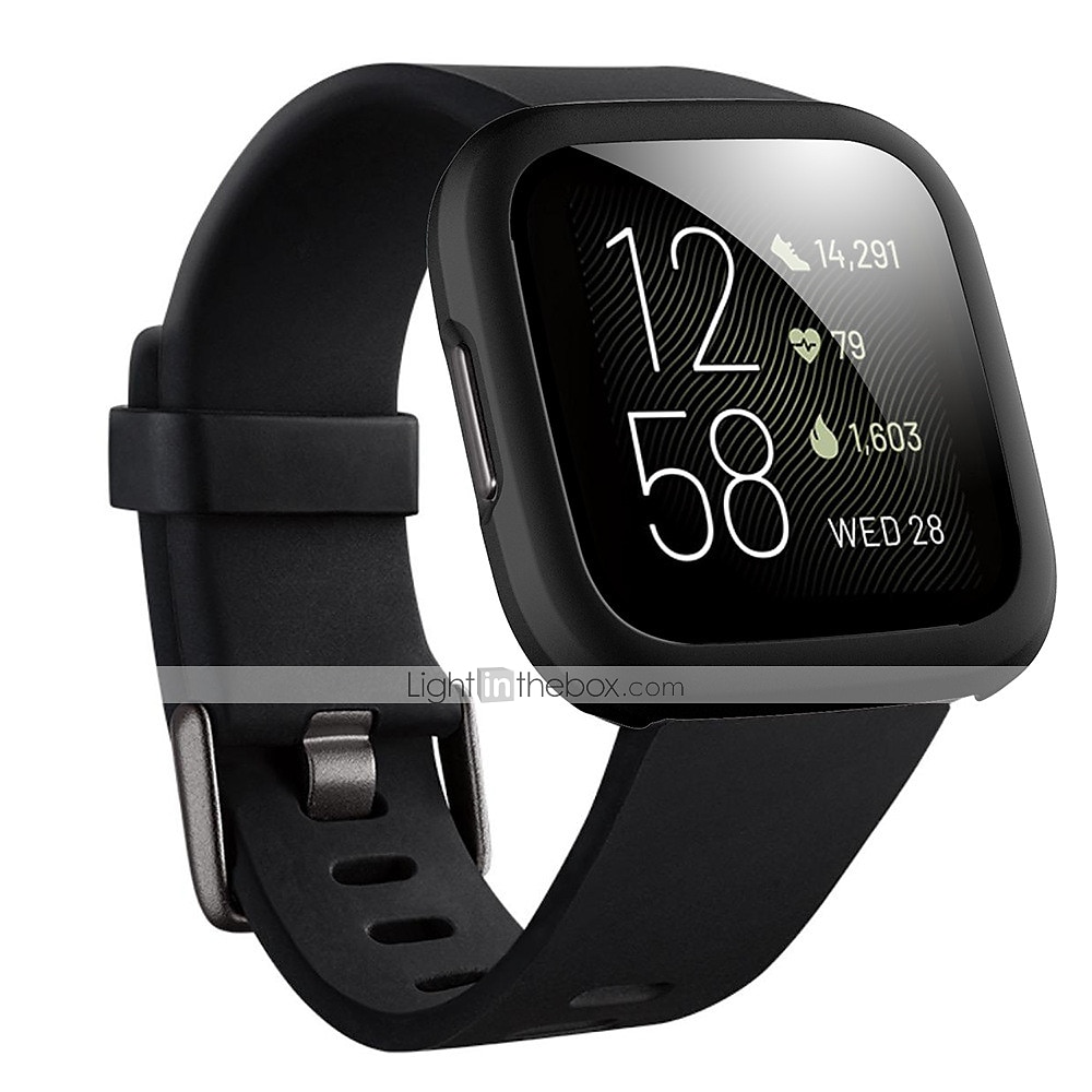 Screen Protector Compatible Fitbit Versa 2 Case Frosted PC Ultra-Thin Slim Tempered Glass Protective Case All-Around Full Cover Bumper Shell for Fitbit Versa 2 Smart Watch 2025 - $11.99 –P5