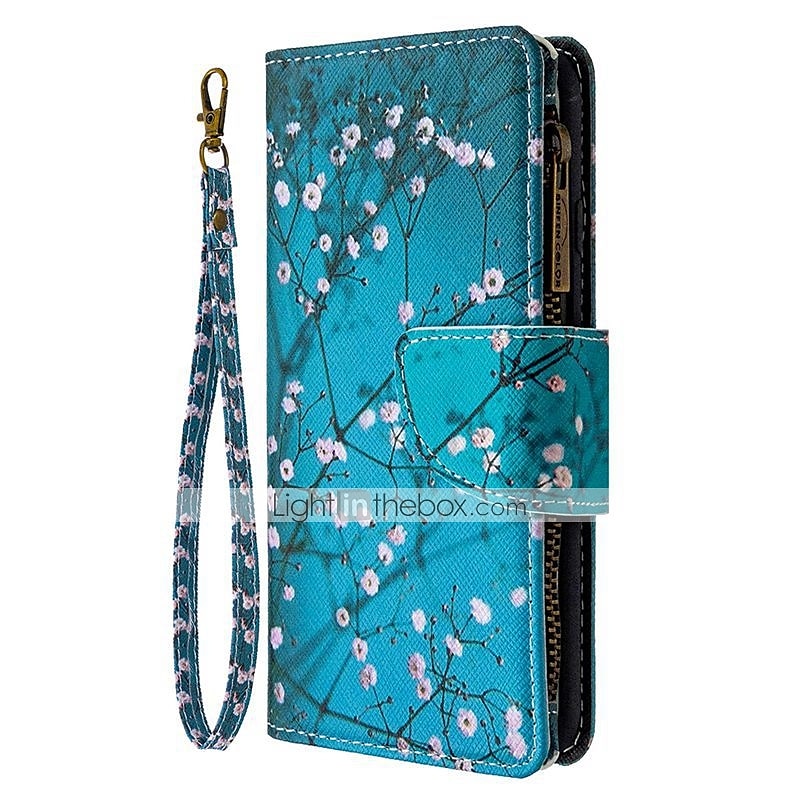 Phone Case For Samsung Galaxy S25 Plus S24 S23 S22 S21 Plus Ultra A54 A34 A14 A73 A53 A33 A72 A52 A42 Note 10 Plus Wallet Case Pattern with Phone Strap Magnetic Flip Flower PU Leather 2025 - $22.99 –P1