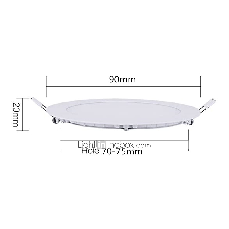 6pcs 4pcs Led Downlights 3W Led Ceiling Light 110V Recessed Down Light Round Led Panel Light 220V LED Spot Light Indoor Lighting 2025 - $22.99 –P2