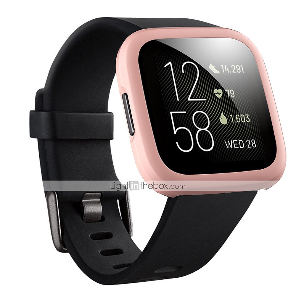 Screen Protector Compatible Fitbit Versa 2 Case Frosted PC Ultra-Thin Slim Tempered Glass Protective Case All-Around Full Cover Bumper Shell for Fitbit Versa 2 Smart Watch 2025 - $11.99 –P3