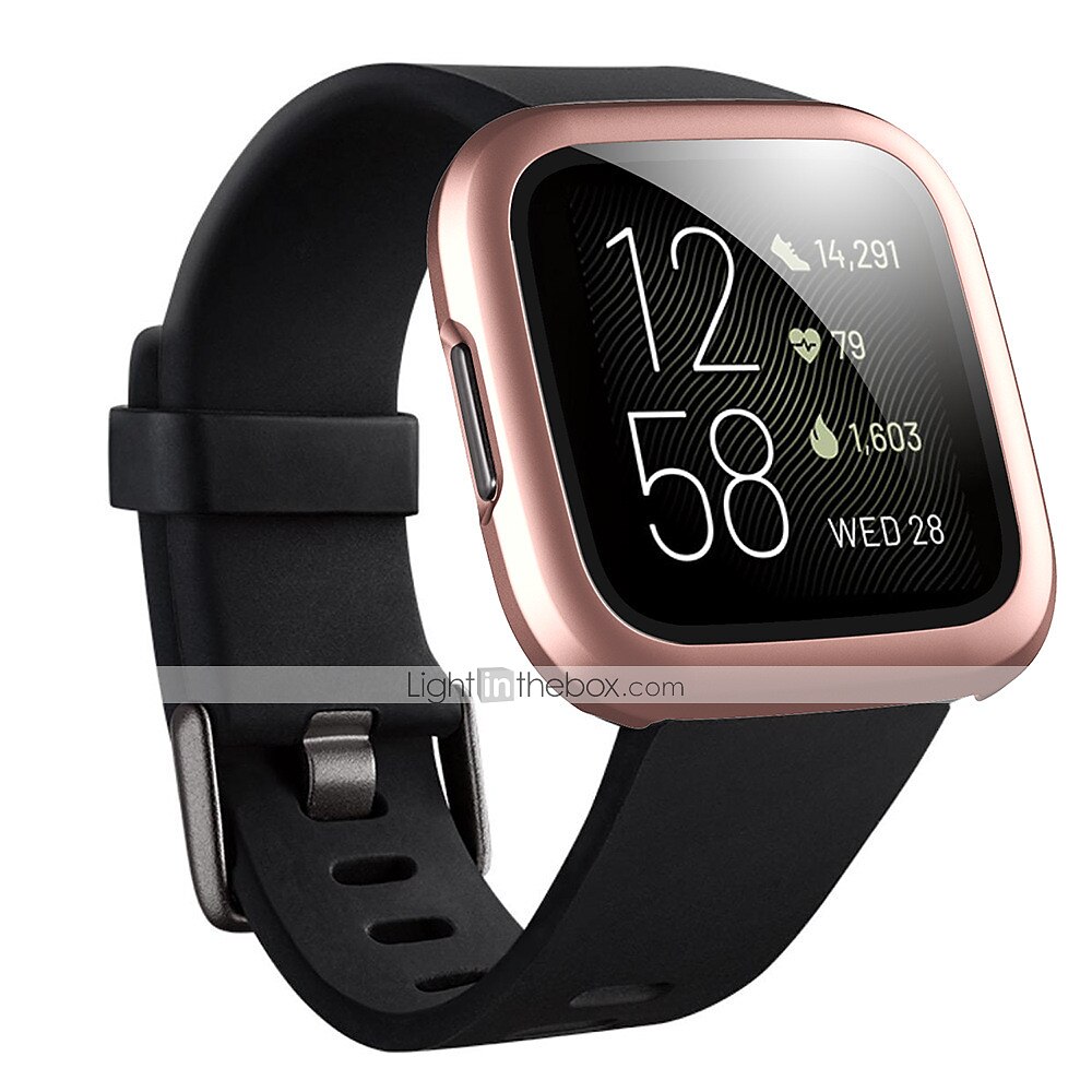 Screen Protector Compatible Fitbit Versa 2 Case Frosted PC Ultra-Thin Slim Tempered Glass Protective Case All-Around Full Cover Bumper Shell for Fitbit Versa 2 Smart Watch 2025 - $11.99 –P2