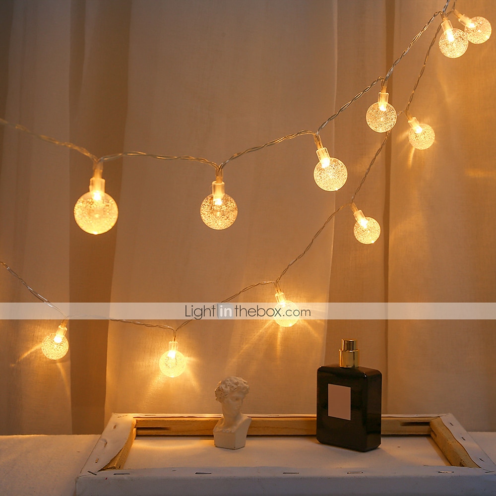 1.5m 2m 3m 4m 5m 10m 20m String Lights  High Power LED  Warm White White Blue Christmas New Year's Creative Party Decorative Garden Yard Decoration Lamp  AA Batteries Powered 1 set 2025 - $9.99 –P7