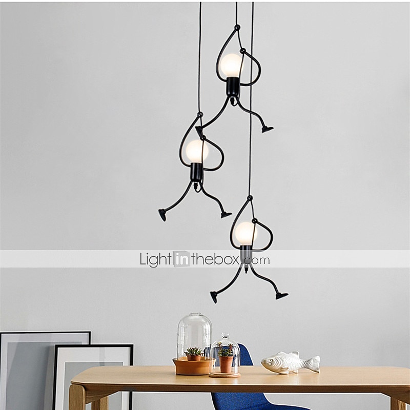 1-light 40cm retro blichtr wisiorek światła pojedynczy projekt amerykańska mała ironman lampa wisząca w stylu vintage dla restauracji kawiarnia biuro 40 w 2026 - $28.99 –P2