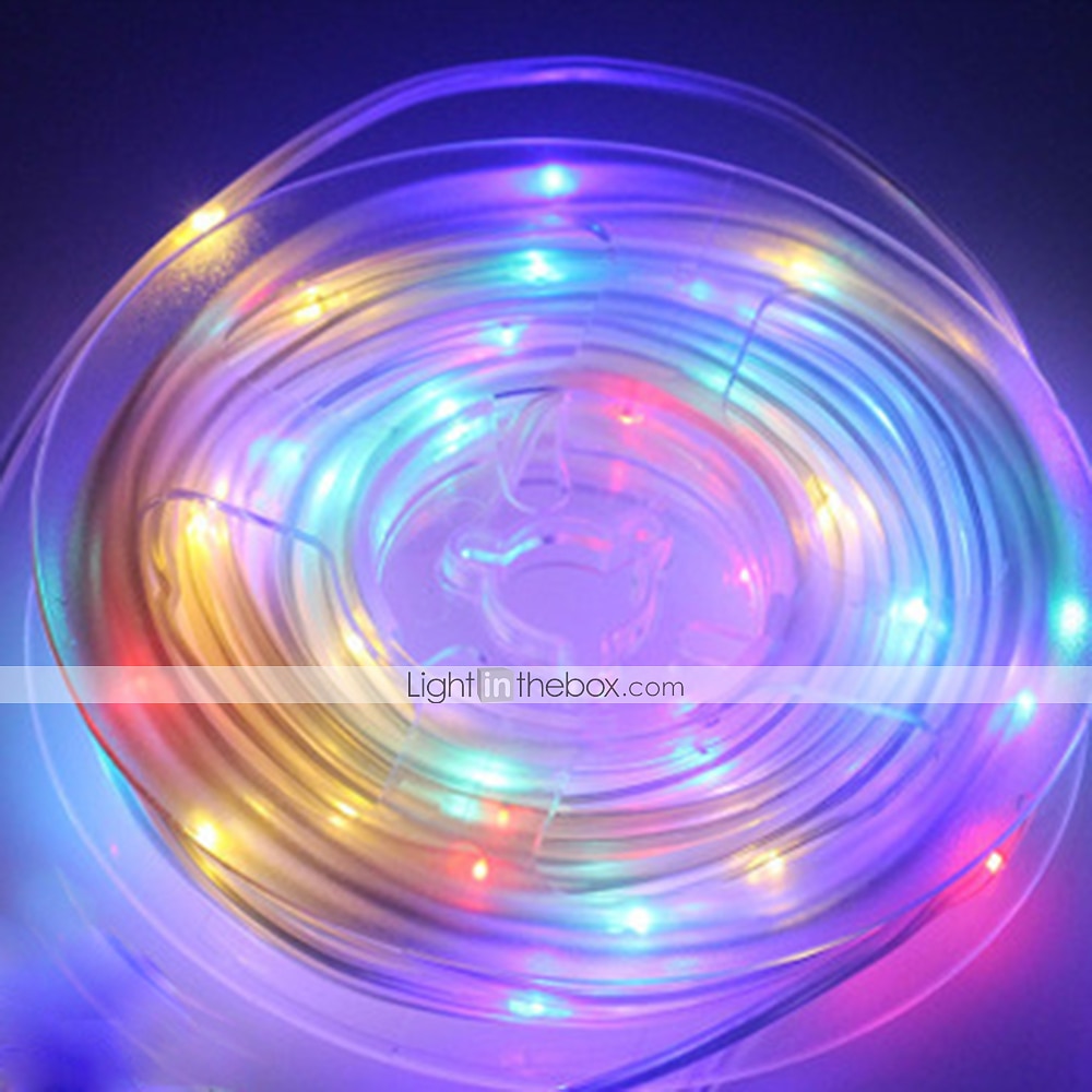 10m IP68 Waterproof Casing String Lights - 100 LEDs with Remote Control, Dimming, Timing & 8 Modes for Outdoor Christmas Garden Lighting 2025 - $22.99 –P4