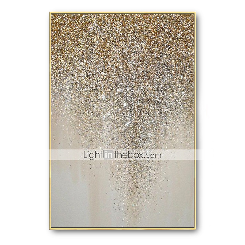 argento dorato cielo stellato pittura a olio astratta 100% fatto a mano dipinto a mano arte della parete su tela decorazione della casa arredamento tela arrotolata senza cornice non allungata del 2025 a $97.99 –P2