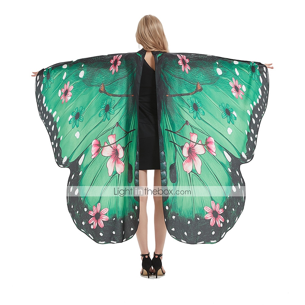 Schmetterling Faschingskostüme Cosplay Kostüm Flügel Umhang Erwachsene Damen Cosplay Halloween Karneval Einfaches Karnevalskostüm 2025 - $25.99 –P8