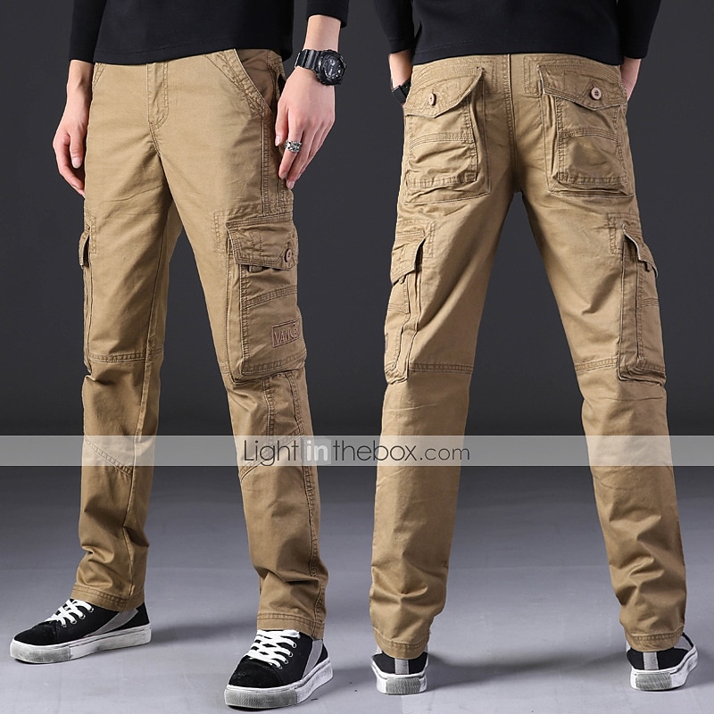Homme Pantalons Cargo Pantalons de randonnée Pantalons de Travail Militaire Printemps Automne Extérieur Coupe Ample Ripstop Multi-poches Doux Évacuation de la transpiration Pantalons Bas Noir Vert de 2026 ? $48.99 –P5