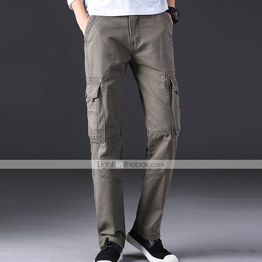 Homme Pantalons Cargo Pantalons de randonnée Pantalons de Travail Militaire Printemps Automne Extérieur Coupe Ample Ripstop Multi-poches Doux Évacuation de la transpiration Pantalons Bas Noir Vert de 2026 ? $48.99 –P1