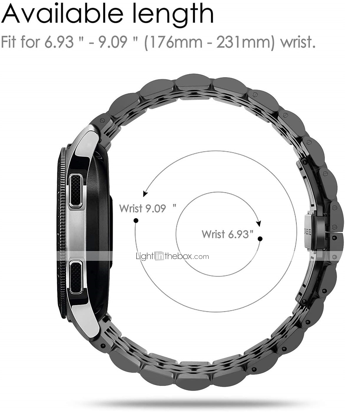 2025年 スマートウォッチバンド のために Samsung Galaxy Watch 5 Pro 45mm 4 Classic 42mm 46mm 3 41mm Active 2 40mm 44mm Gear Sport S3 Frontier S2 2 Neo Live ステンレス スマートウォッチ ストラップ メタルバンド 置換 リストバンド  コレクション – $16.99 -P2