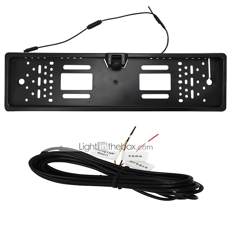 eu wifi ramka do tablicy rejestracyjnej kamera 1280 x 720 wireless monitor cofania samochodu 180 stopni wodoodporna noktowizor pojazdu kamera cofania bezprzewodowa dla ios i android 12v 24v asystent p 2025 - $68.99 –P3