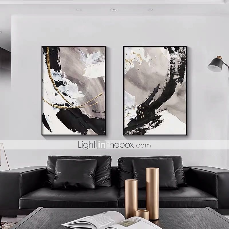 Oil Painting Hand Painted Vertical Abstract Landscape Comtemporary Modern Rolled Canvas (No Frame) 2026 - $72.99 –P3