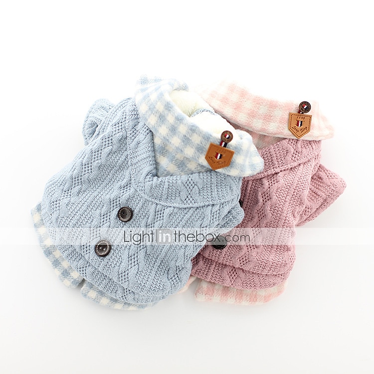 Koirat Takit Neulepaidat Takki Jumpperi söpö tyyli Rento arki Talvi Lämmin Rento / arki for Corgi Shiba Bichon Frise Snautseri Pomeranian 2026 - $28.99 –P3