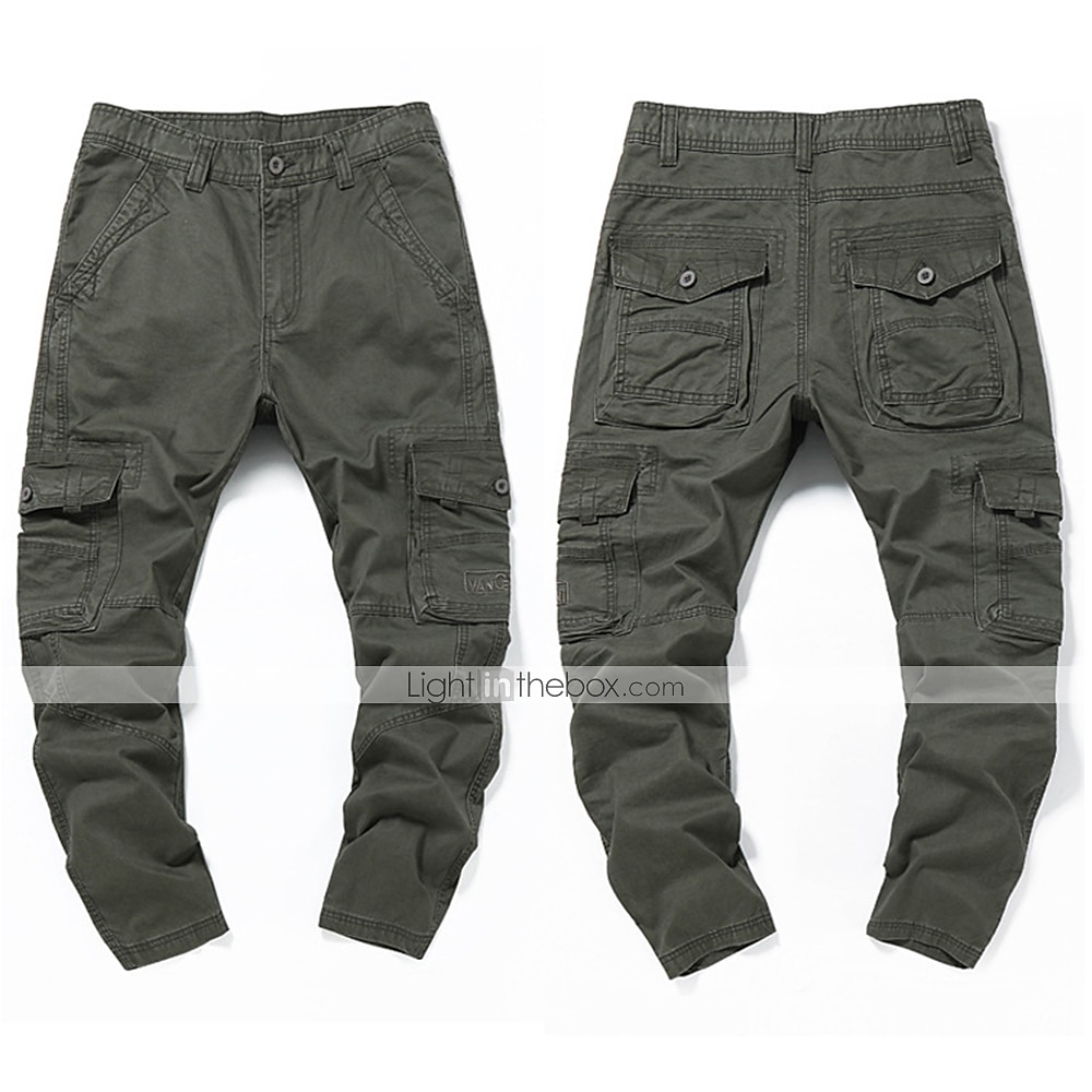 Homme Pantalons Cargo Pantalons de randonnée Pantalons de Travail Militaire Printemps Automne Extérieur Coupe Ample Ripstop Multi-poches Doux Évacuation de la transpiration Pantalons Bas Noir Vert de 2026 ? $48.99 –P4