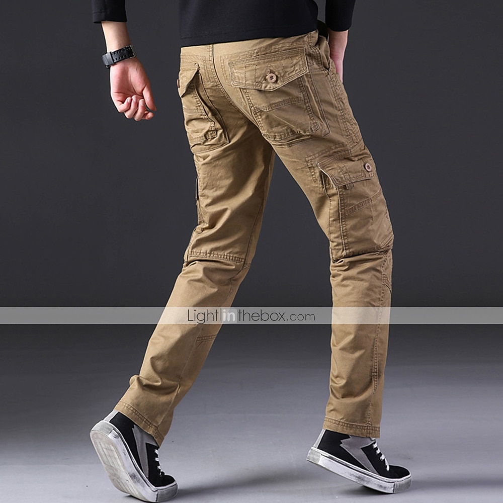 Homme Pantalons Cargo Pantalons de randonnée Pantalons de Travail Militaire Printemps Automne Extérieur Coupe Ample Ripstop Multi-poches Doux Évacuation de la transpiration Pantalons Bas Noir Vert de 2026 ? $48.99 –P2