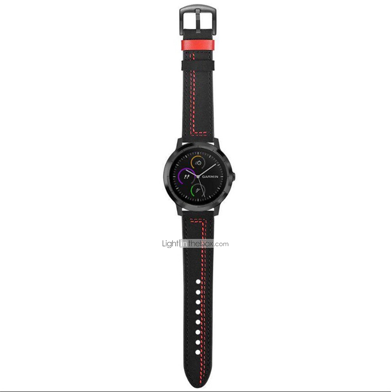 Watch Band for Garmin Forerunner 255 / Vivoactive 4 / Venu 2 PU Leather Replacement  Strap 22mm Metal Clasp Adjustable Wristband 2025 - $23.99 –P5