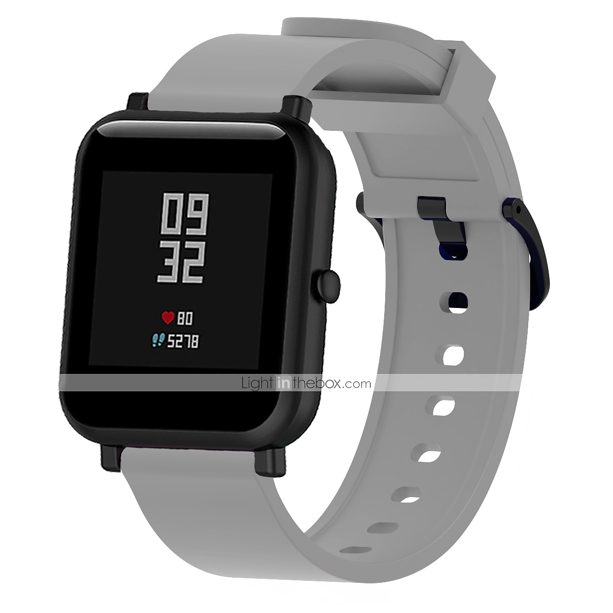 Klockarmband för Amazfit GTS 4,4mini, 3,2,2mini, 2e, GTR 42mm, Bip U Pro, U, 3 Pro, 3, S lite, S, lite Silikon Ersättning Rem Mjuk Andningsfunktion Klassiskt spänne Armband 2025 - $11.99 –P9