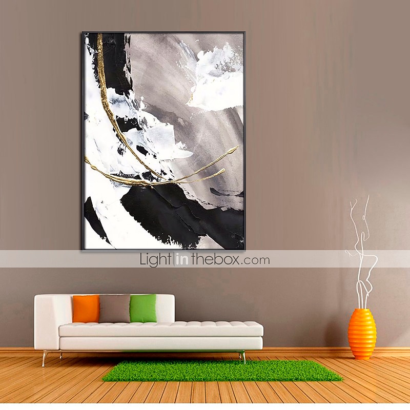 Oil Painting Hand Painted Vertical Abstract Landscape Comtemporary Modern Rolled Canvas (No Frame) 2026 - $72.99 –P1