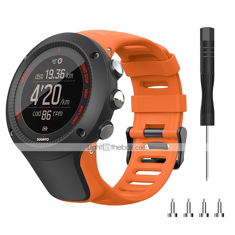 Ремешок для часов для Suunto Ambit 3S 3R 3P 2S 2R 3 2 1 Peak Sport Run силиконовый Замена Ремень Эластичный Дышащий Спортивный ремешок Браслет 2025 - $19.99 –P1