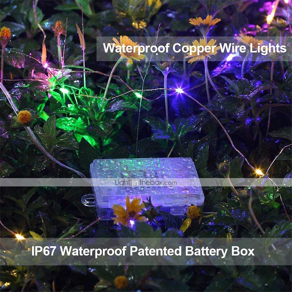 LED String Lights 5M 50LEDs with Remote Control Timer Waterproof Battery Operated Fairy String Lights for Indoor Outdoor Bedroom  Decor Multi Color 2026 - $18.99 –P5