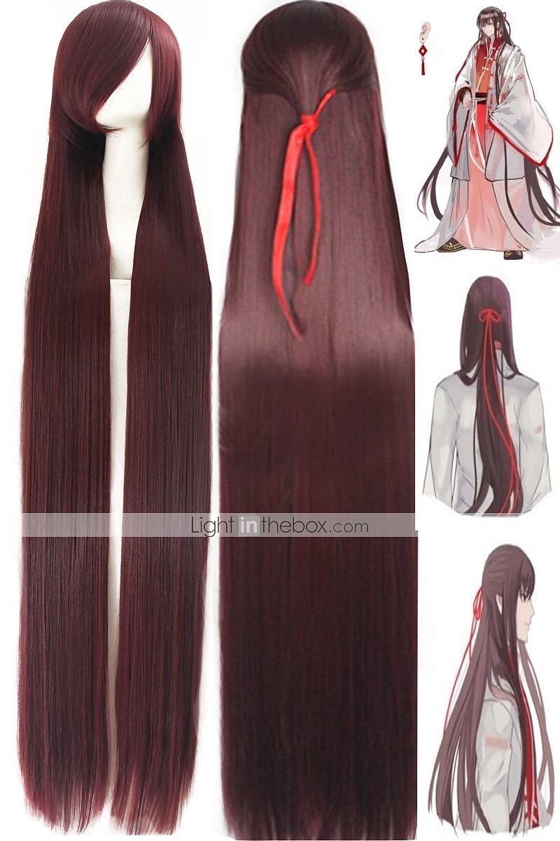 Cosplay  Wig Cosplay Wig Natural Straight With Bangs Wig Black / Blonde Long A1 A2 A4 A7 A8 Synthetic Hair 58 inch Women's Cosplay Creative Party White Black / Blonde Carnival Wigs 2025 - $28.99 –P1