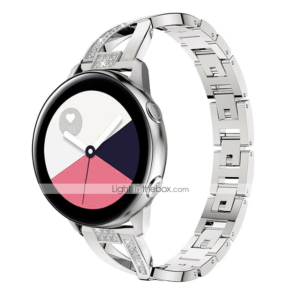 Klockarmband för Forerunner 158 255 255S Venu 2S Sq 2 Plus Vivoactive 4S 4 3 Music Vivomove 3S Sport HR Approach S42 S40 S12 Rostfritt stål Ersättning Rem Quick Release 18 20 22mm Smyckesarmband 2025 - $19.99 –P6