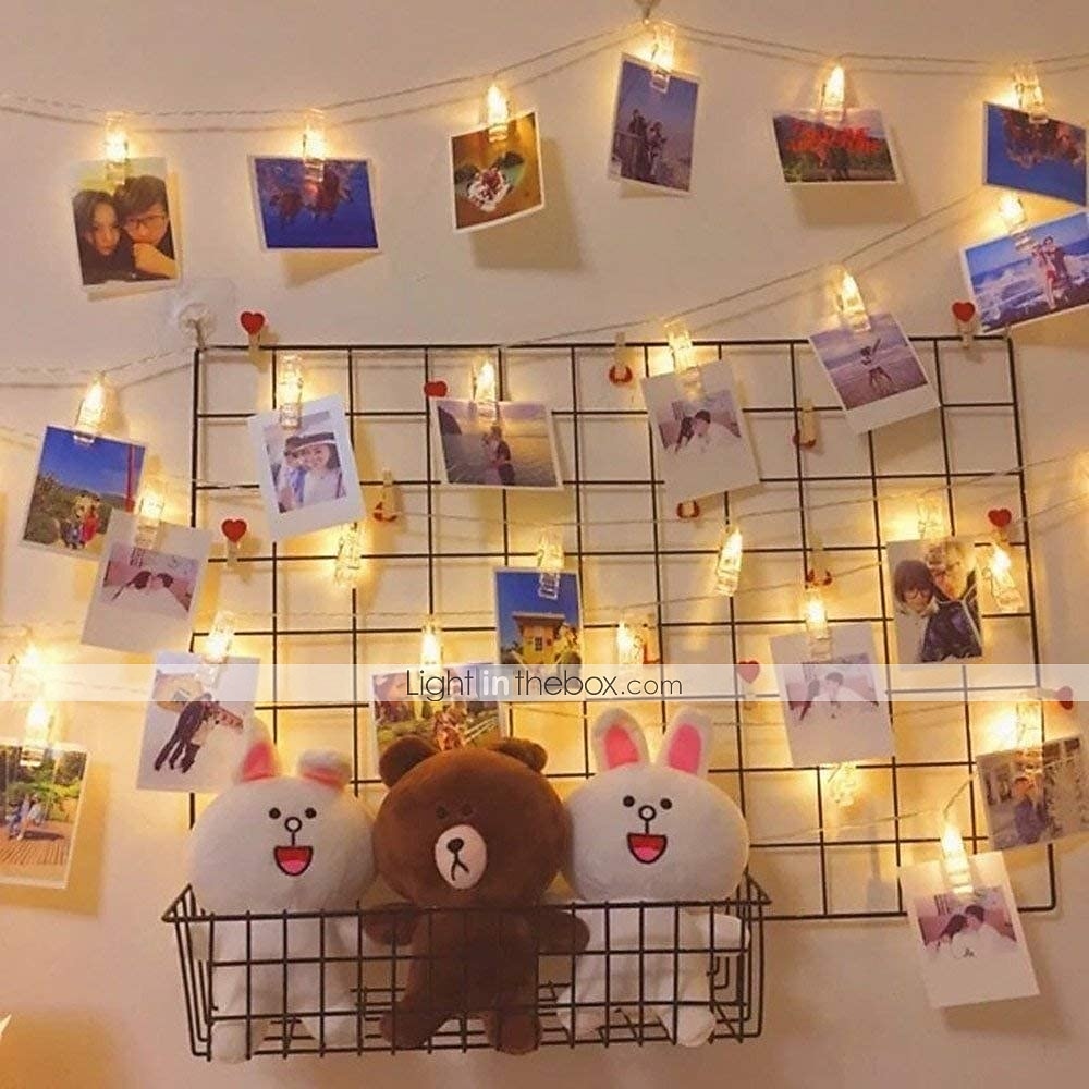 led foto klips měděná řetězová světla 3m 9,8 stop 20 led klipsy hvězdná víla pro vánoční večírek, závěsné obrázky karty ložnice dekorace na zeď domácí dekorace 2025 - $9.49 –P6