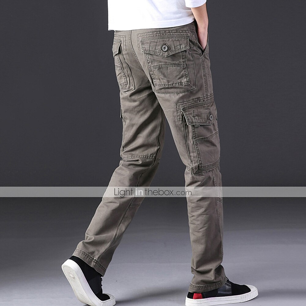 Homme Pantalons Cargo Pantalons de randonnée Pantalons de Travail Militaire Printemps Automne Extérieur Coupe Ample Ripstop Multi-poches Doux Évacuation de la transpiration Pantalons Bas Noir Vert de 2026 ? $48.99 –P3