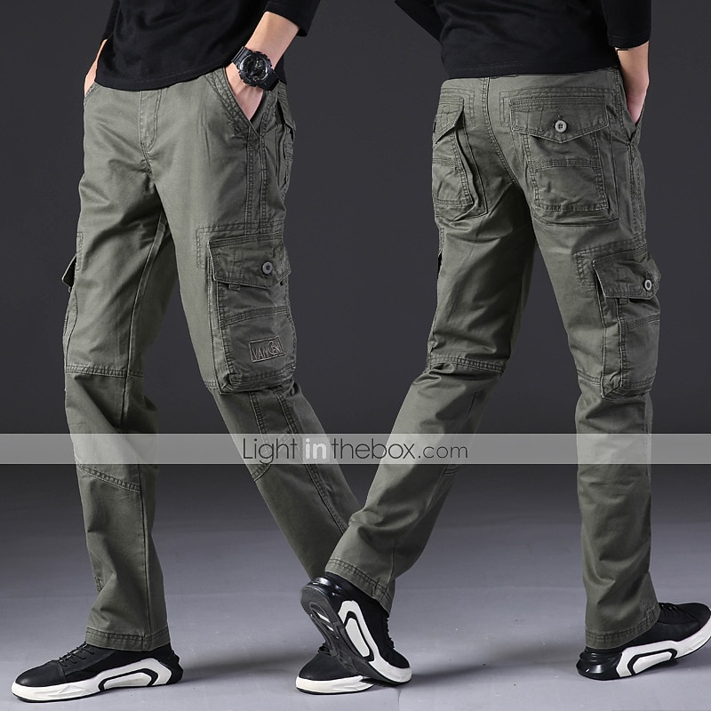 Homme Pantalons Cargo Pantalons de randonnée Pantalons de Travail Militaire Printemps Automne Extérieur Coupe Ample Ripstop Multi-poches Doux Évacuation de la transpiration Pantalons Bas Noir Vert de 2026 ? $48.99 –P6
