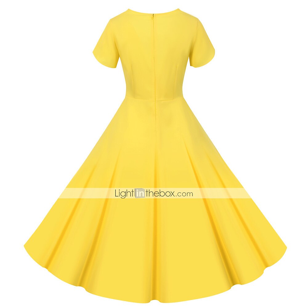 grease homecoming dresses Polka Dots Retro Vintage Outfits Dress Party Costume A-Line Dress Fancy Dress Women's Halloween Carnival Masquerade Party / Evening Adults' Dress Homecoming Dresses 2026 frenchy grease prom dress