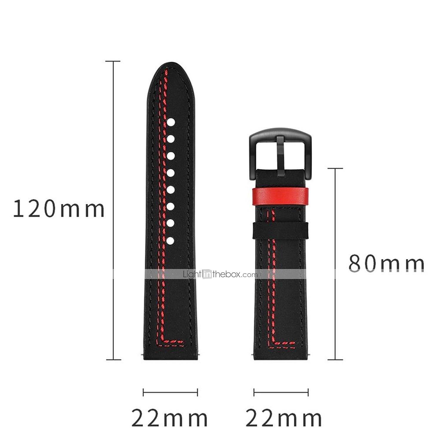 Watch Band for Garmin Forerunner 255 / Vivoactive 4 / Venu 2 PU Leather Replacement  Strap 22mm Metal Clasp Adjustable Wristband 2025 - $23.99 –P3