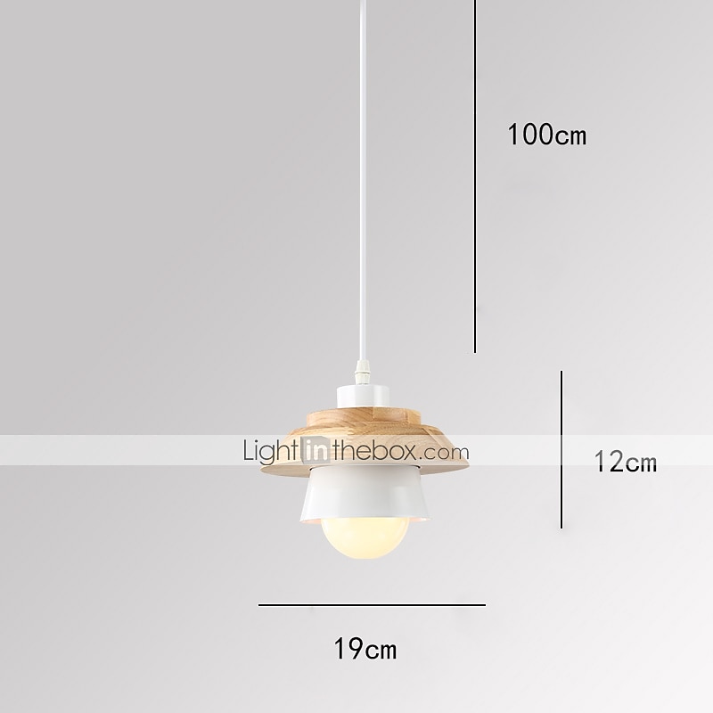 19 εκ. Μενταγιόν μονό σχέδιο ελαφρύ σκανδιναβικό στιλ μεταλλικό φινίρισμα χώρα 110-120v 220-240v 2026 - $86.99 –P1