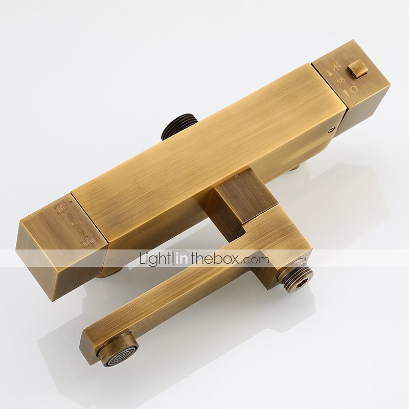 rubinetto doccia, set doccia set doccetta inclusa doccia a pioggia estraibile/rubinetti miscelatori doccia vasca da bagno con valvola in ceramica tradizionale in ottone del 2025 a $323.99 –P8