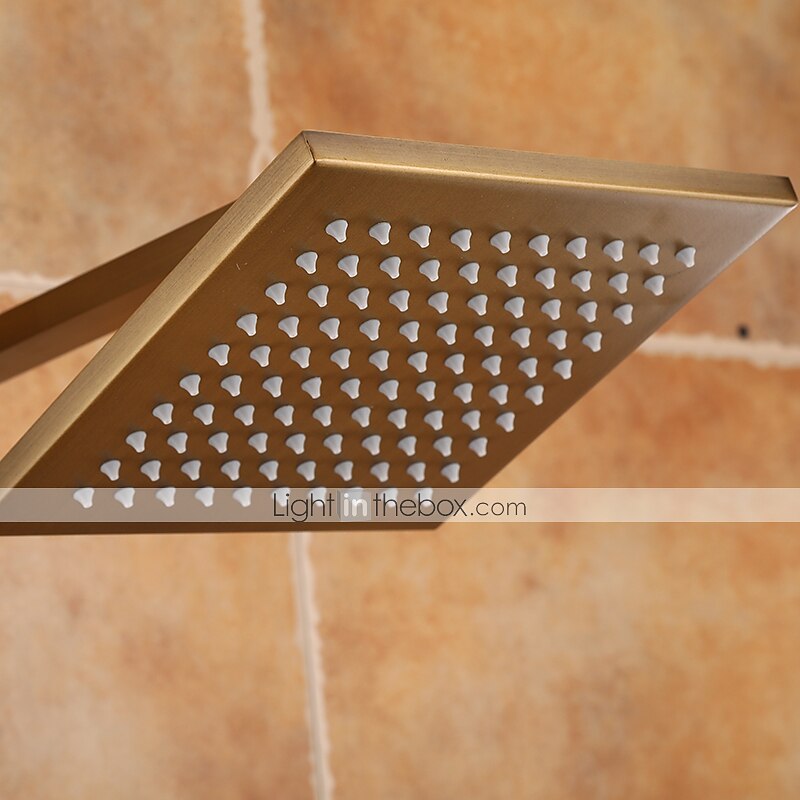 rubinetto doccia, set doccia set doccetta inclusa doccia a pioggia estraibile/rubinetti miscelatori doccia vasca da bagno con valvola in ceramica tradizionale in ottone del 2025 a $323.99 –P15
